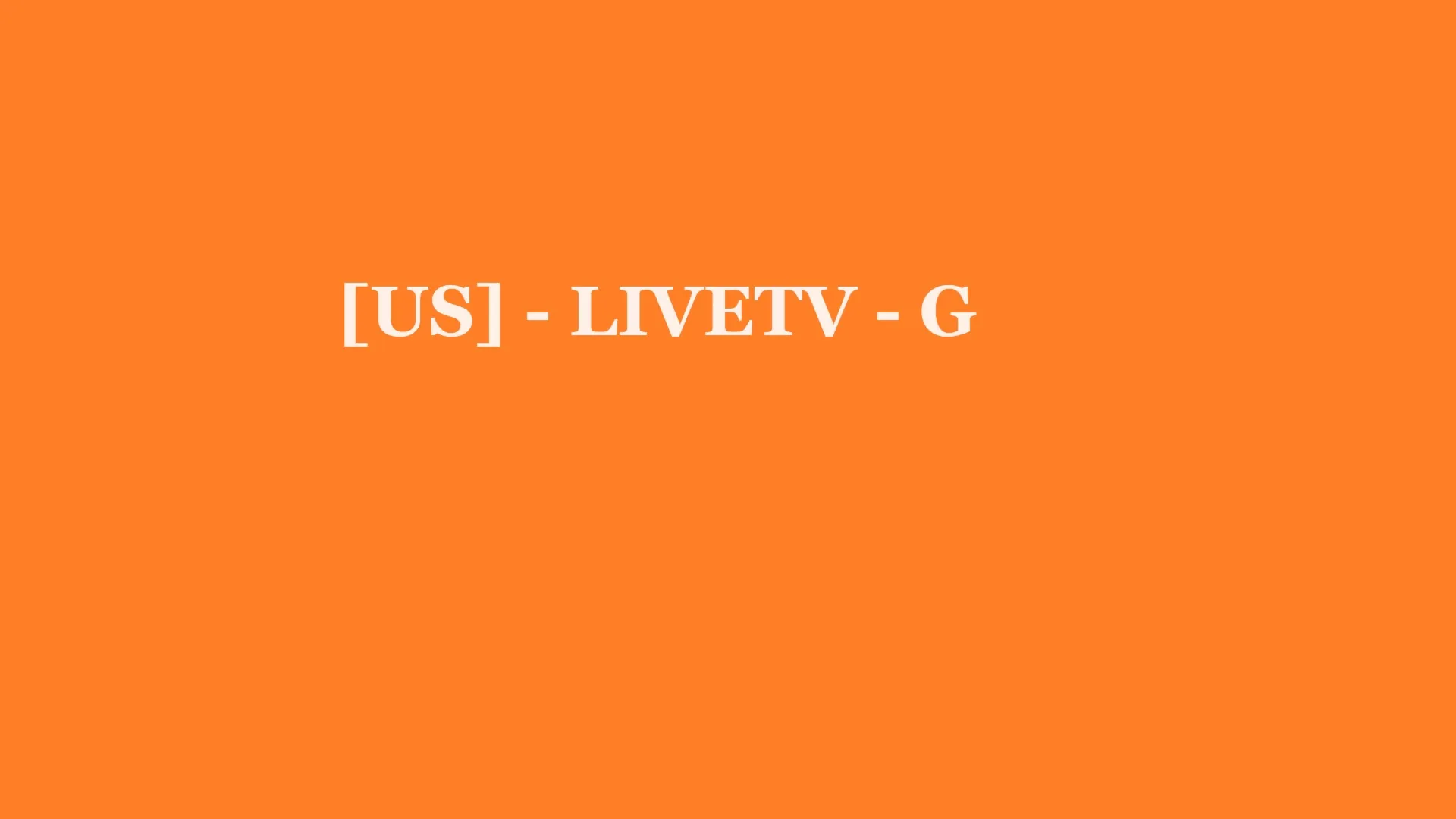 LiveTV US - G