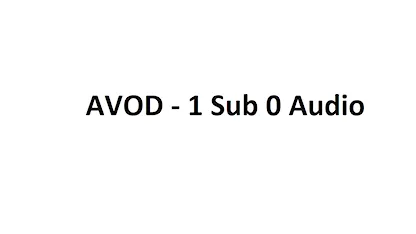 AVOD - 1 Sub 0 Audio