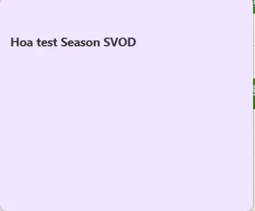 Hoa test Season VIP