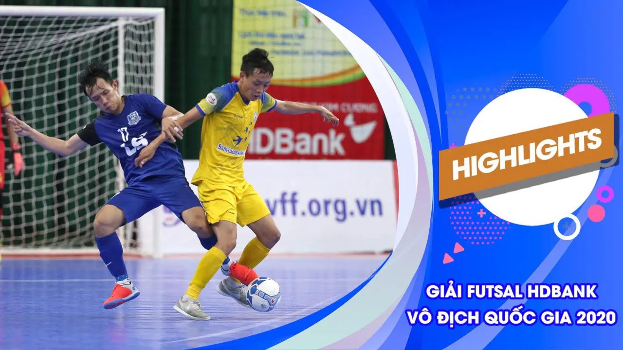 Highlights Sanatech Khánh Hòa vs Thái Sơn Nam (Lượt về Futsal VĐQG 2020)
