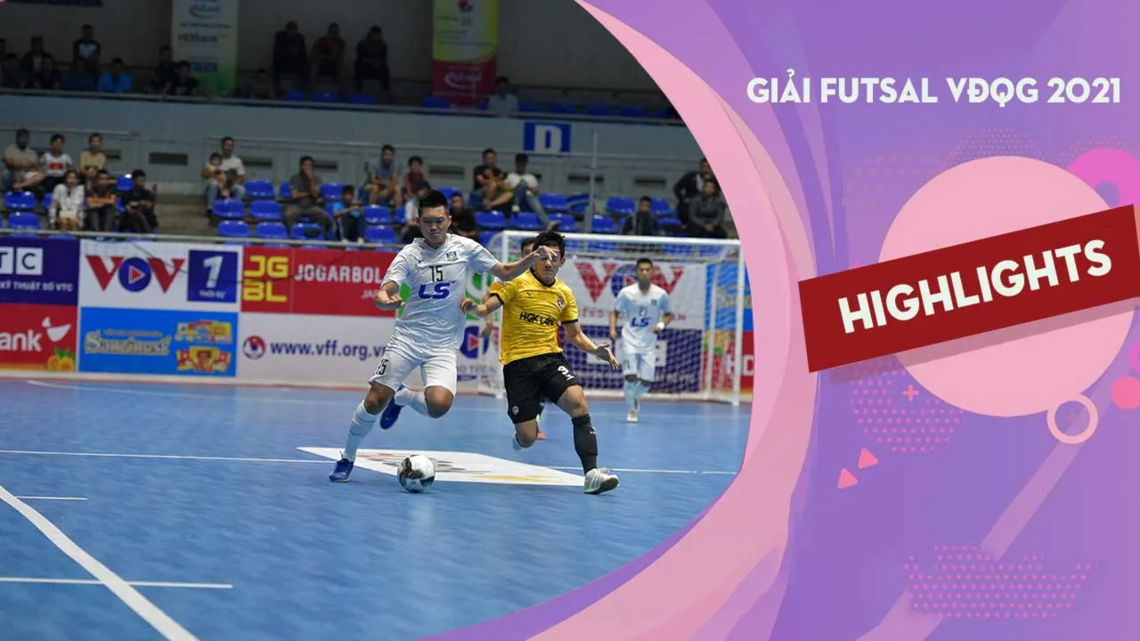 Highlights Thái Sơn Nam - HGK Đăk Lăk (Lượt đi Futsal VĐQG 2021)