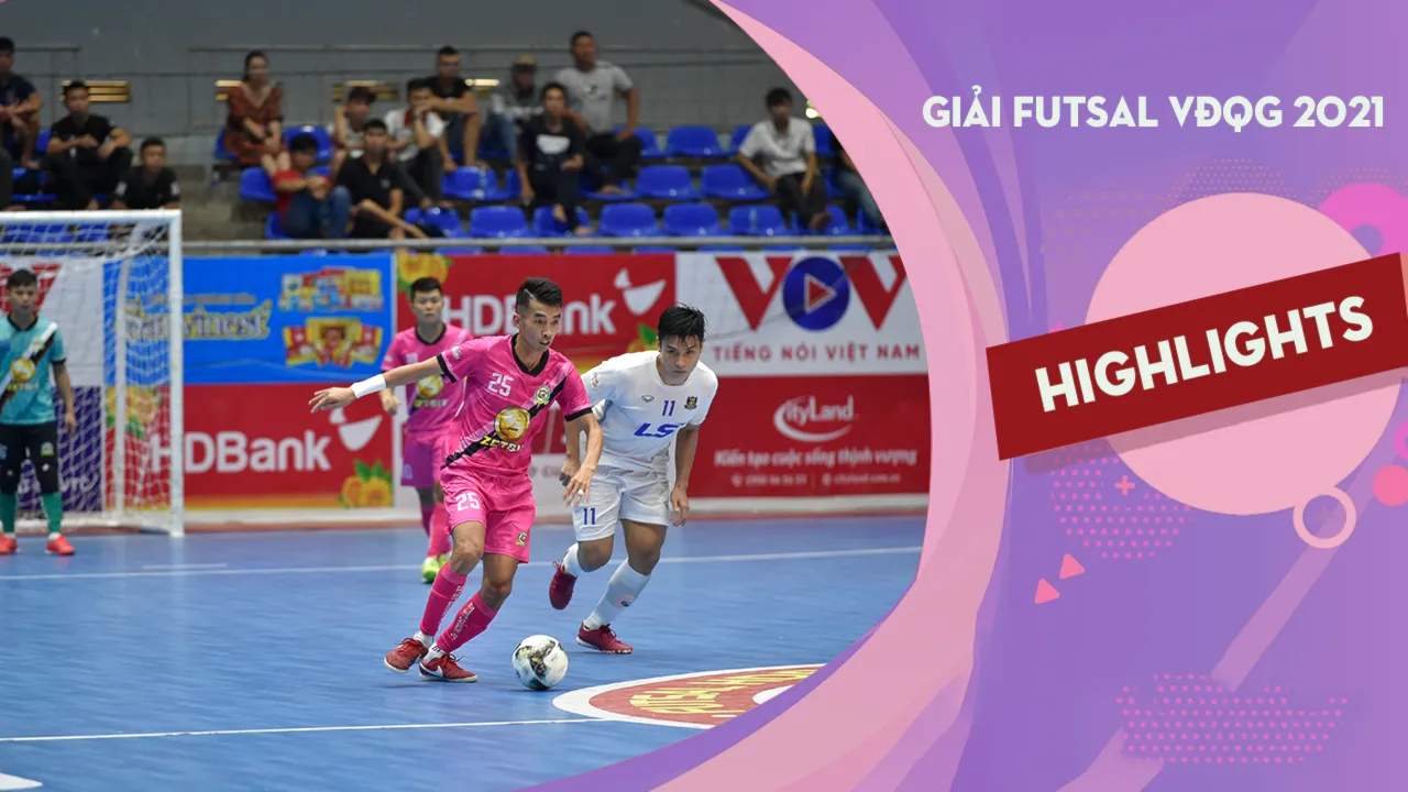 Highlights Thái Sơn Bắc - Zetbit Sài Gòn FC (Lượt đi Futsal VĐQG 2021)