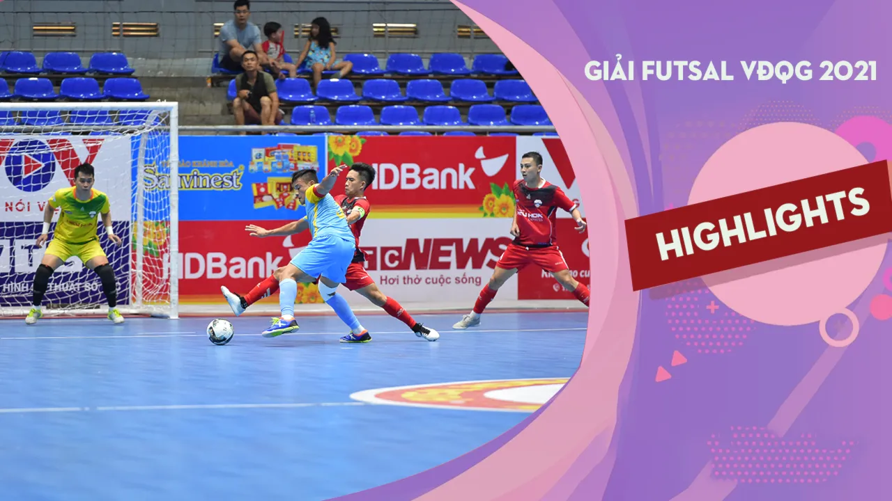 Highlights Đà Nẵng - S. Khánh Hòa (Lượt đi Futsal VĐQG 2021)