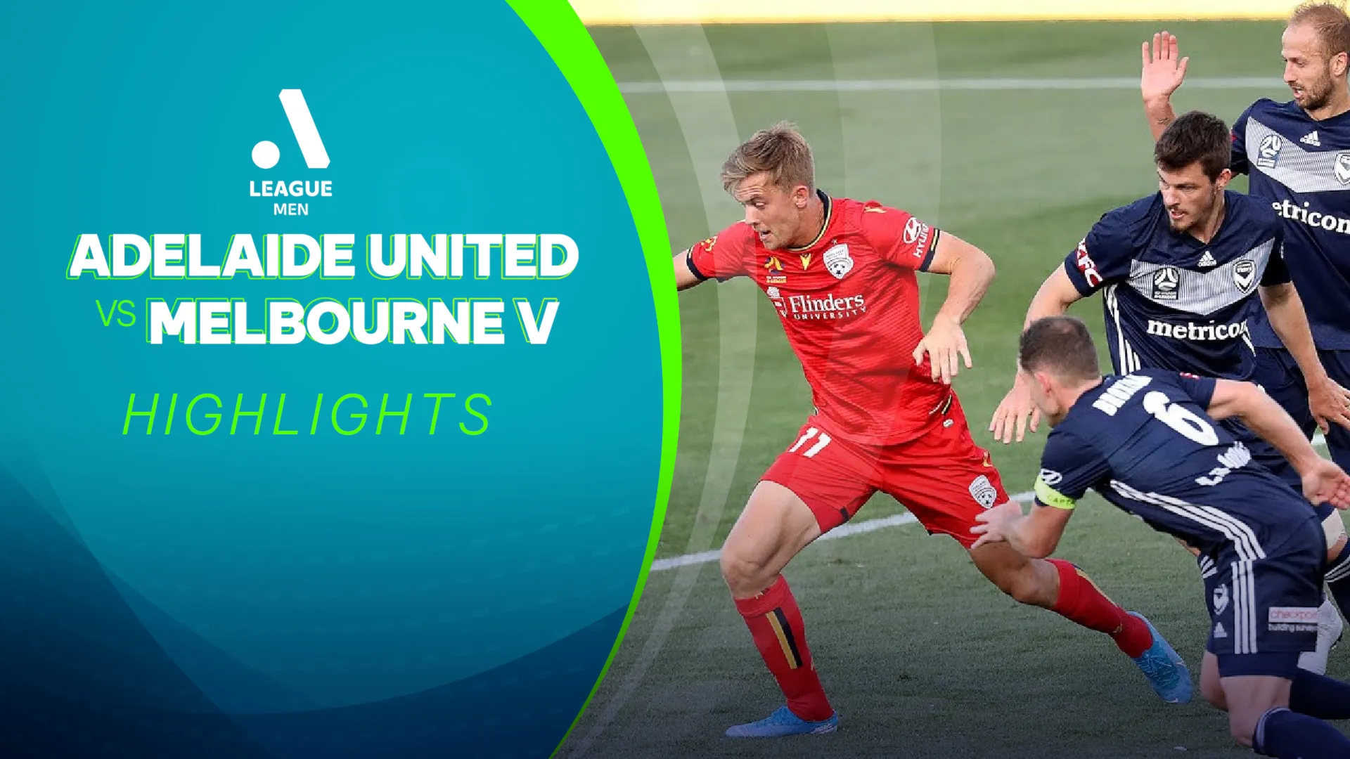 Highlights Adelaide United	 - Melbourne V (Vòng 4 - Giải VĐQG Úc 2021/22)