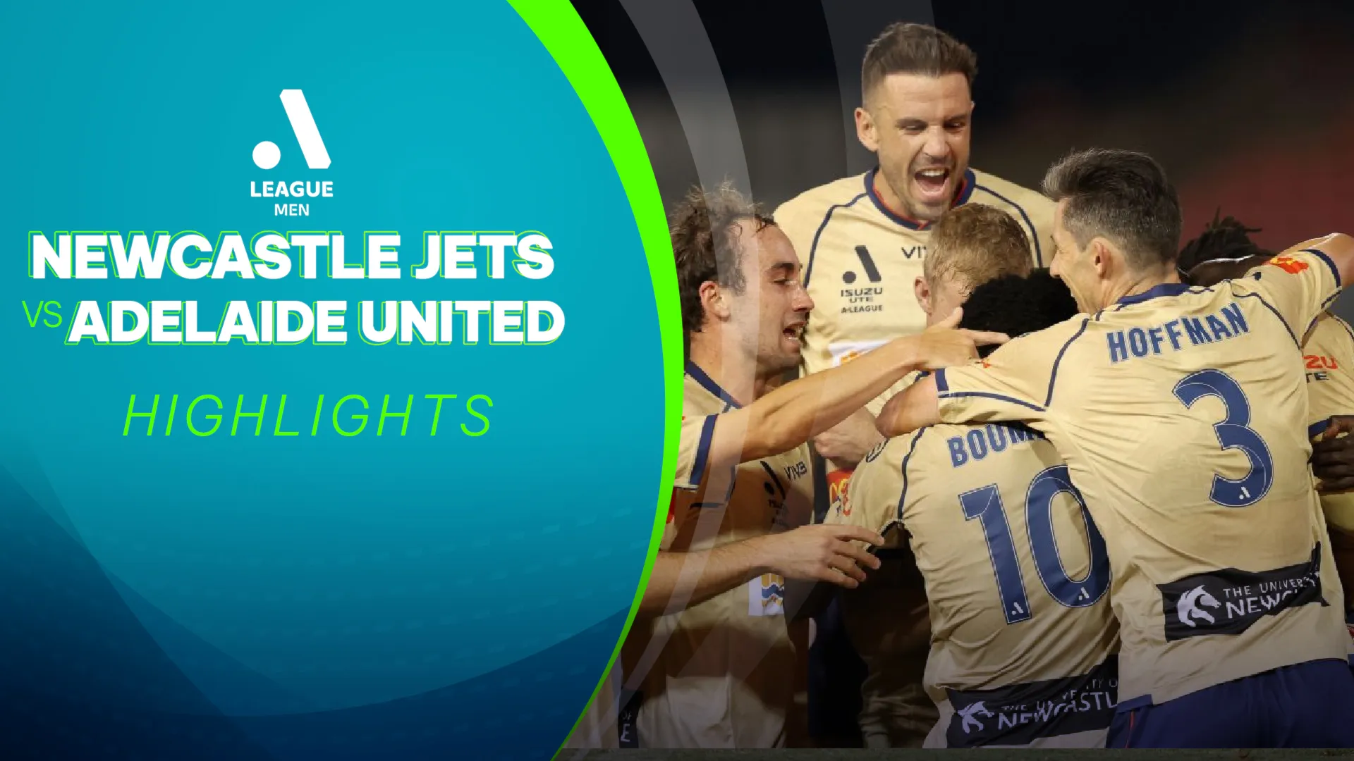 Highlights Newcastle Jets - Adelaide United (Vòng 12 - Giải VĐQG Úc 2021/22)