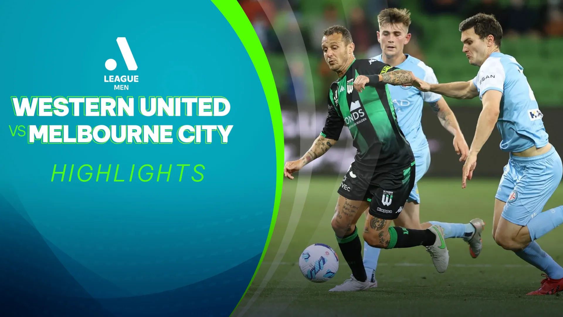 Highlights Western United FC - Melbourne City FC (Vòng 12 - Giải VĐQG Úc 2021/22)