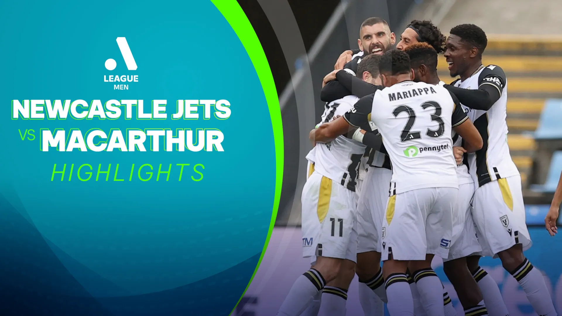 Highlights Newcastle Jets - Macarthur (Vòng 16 - Giải VĐQG Úc 2021/22)
