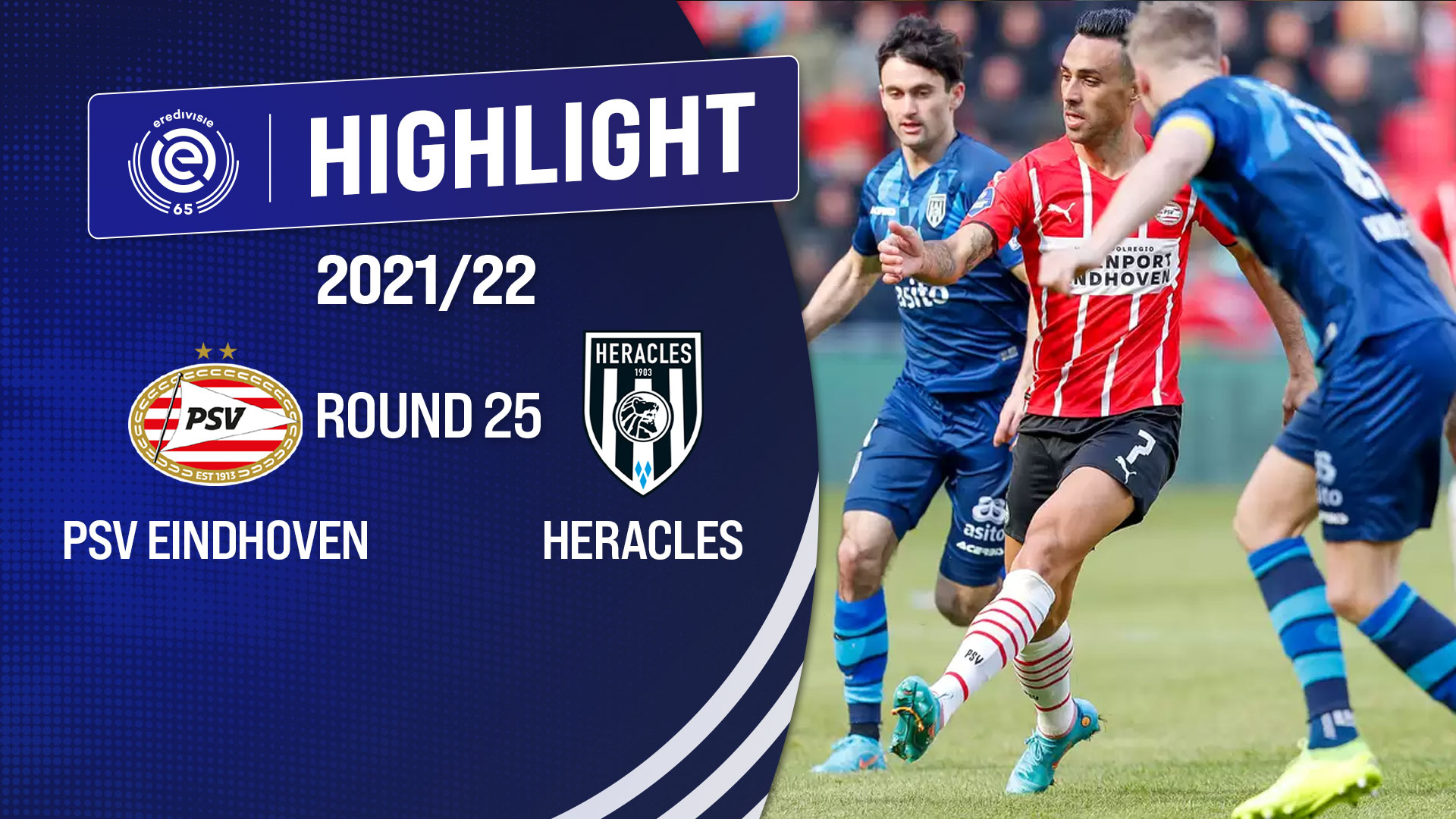 Highlights PSV Eindhoven vs Heracles (Vòng 25 Giải VĐQG Hà Lan 2021/22) VieON Highlights PSV Eindhoven vs Heracles (Vòng 25 Giải VĐQG Hà Lan 2021/22) VieON