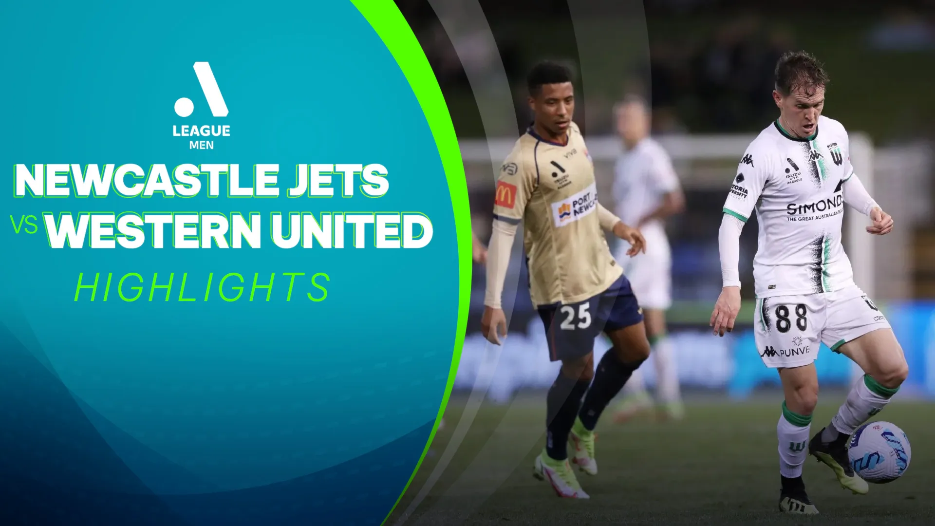 Highlights Newcastle Jets - Western United FC (Vòng 8 - Giải VĐQG Úc 2021/22)