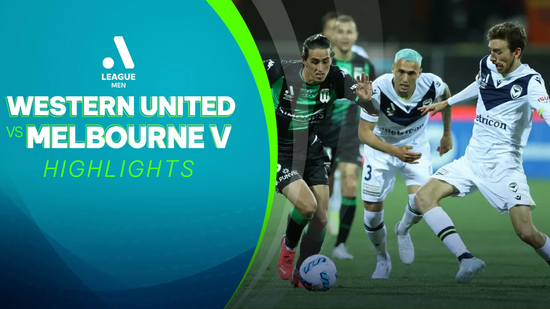 Highlights Western United FC - Melbourne Victory (Bán kết lượt đi - Giải VĐQG Úc 2021/22)