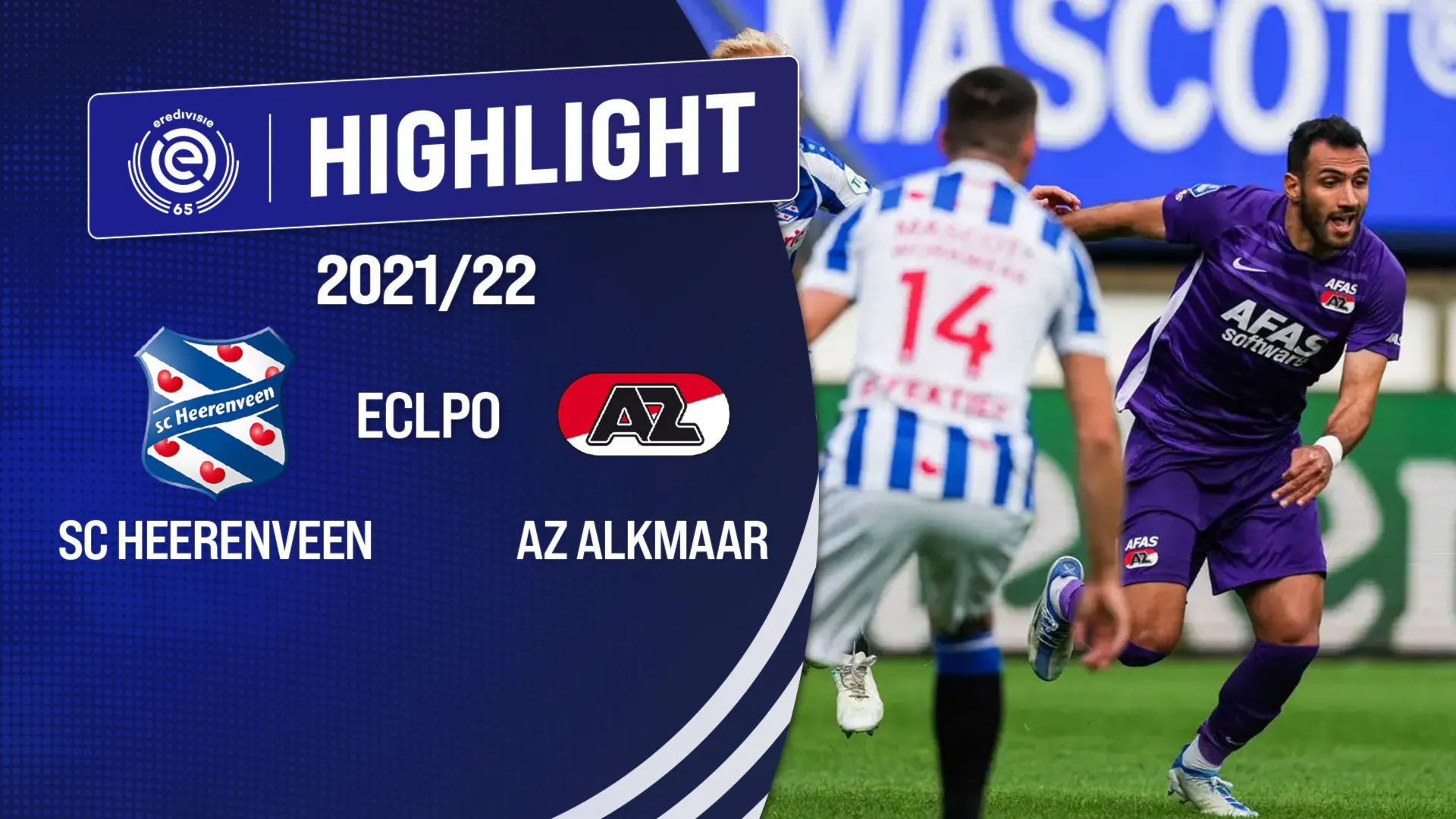 Highlights Heerenveen - AZ Alkmaar (Bán kết lượt đi - Europa Conference League Play-offs)