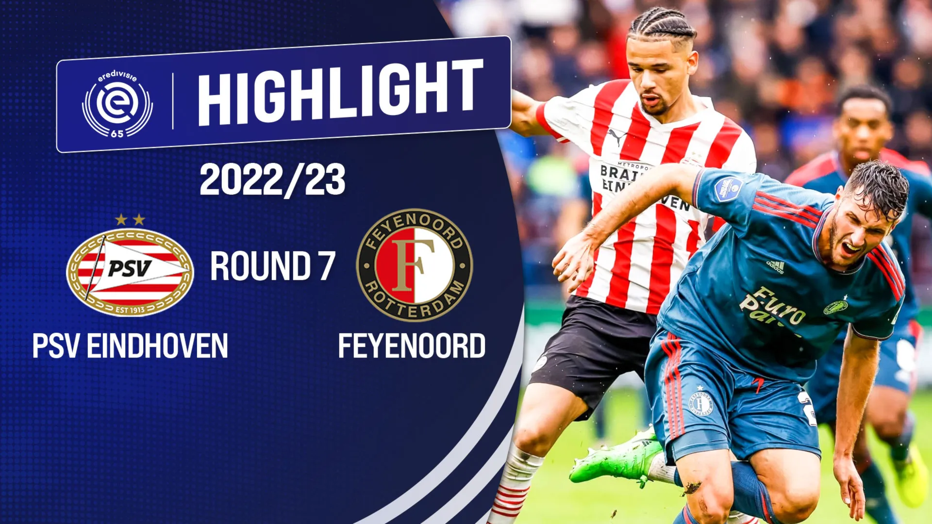 Highlights PSV - Feyenoord (Vòng 7 - VĐQG Hà Lan 2022/23)