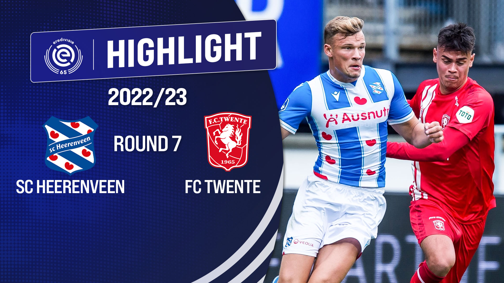 Highlights SC Heerenveen - FC Twente (Vòng 7 - VĐQG Hà Lan 2022/23) | VieON