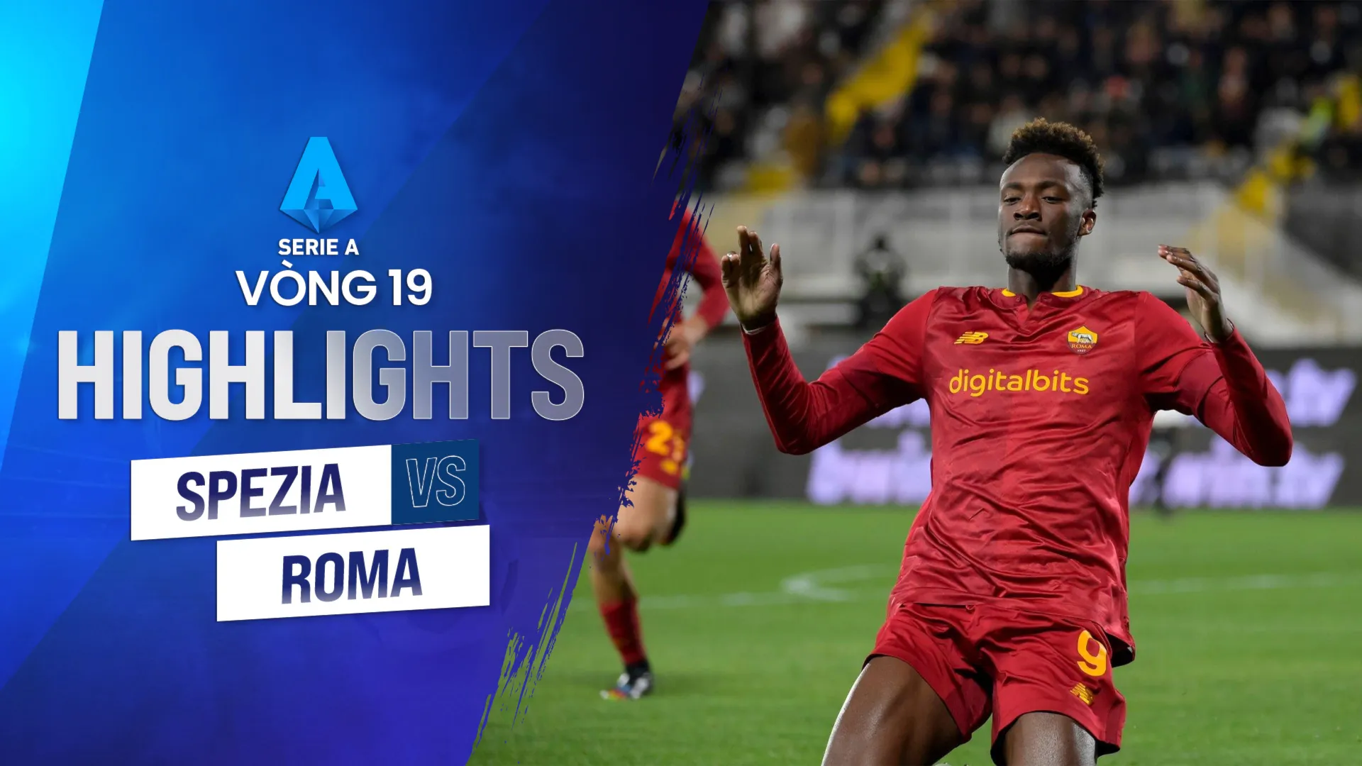 Highlights Spezia - Roma (Vòng 19 - Giải VĐQG Ý 2022/23)