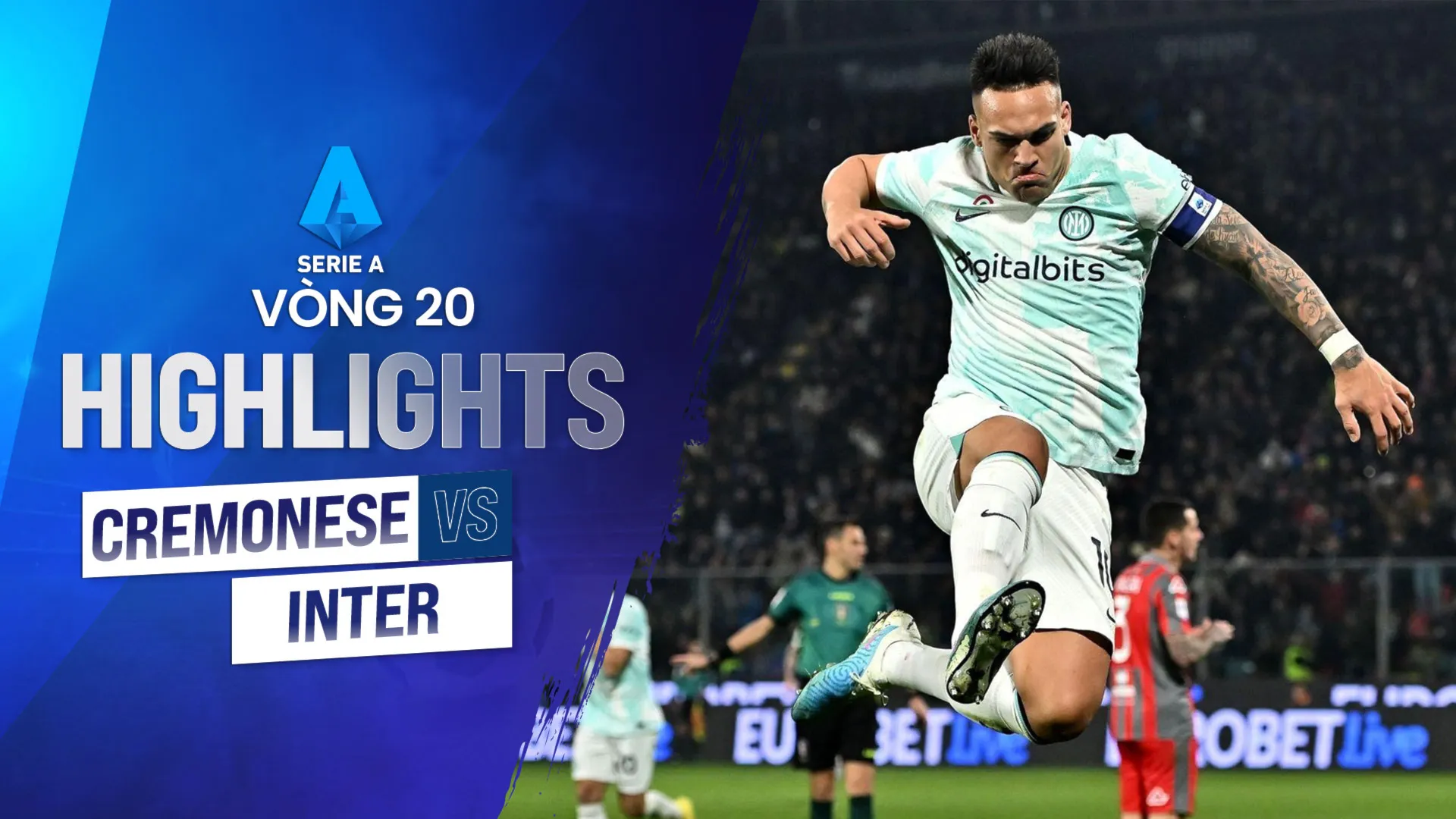 Highlights Cremonese - Inter Milan (Vòng 20 - Giải VĐQG Ý 2022/23)