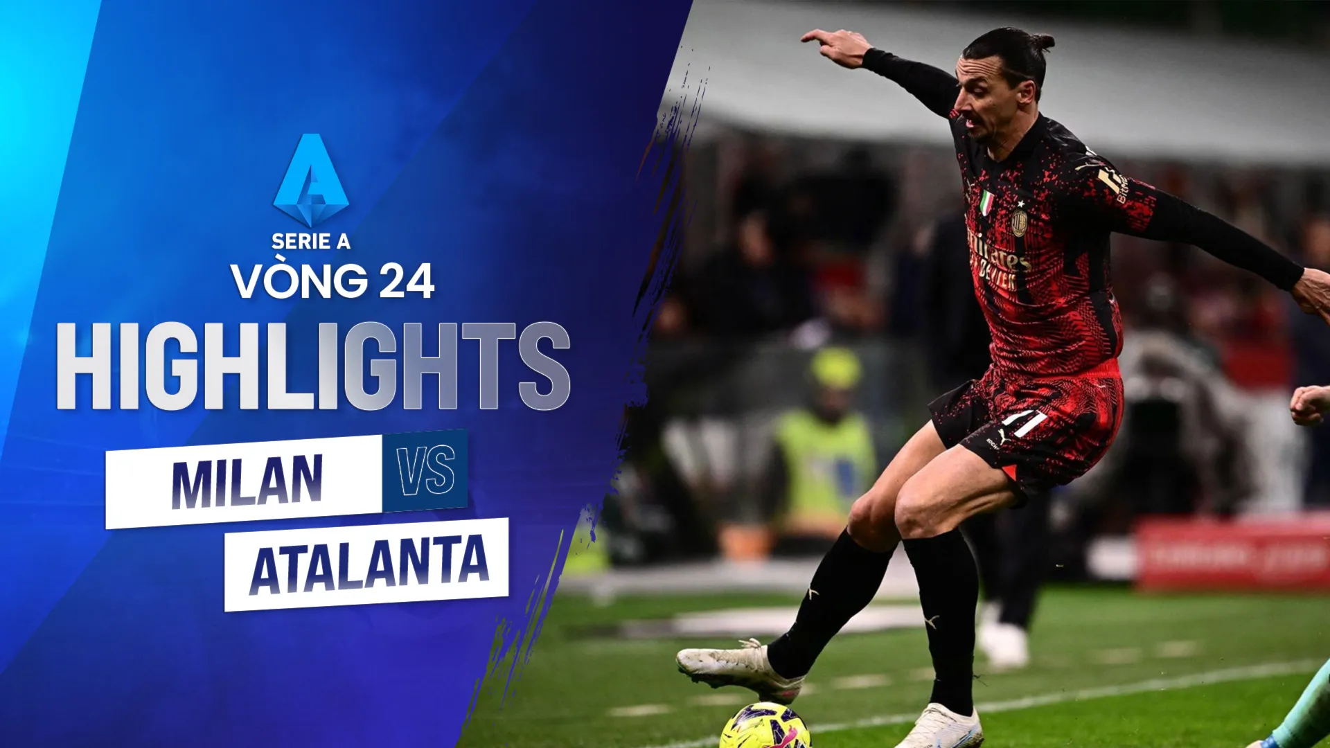 Highlights AC Milan - Atalanta (Vòng 24 - Giải VĐQG Ý 2022/23)