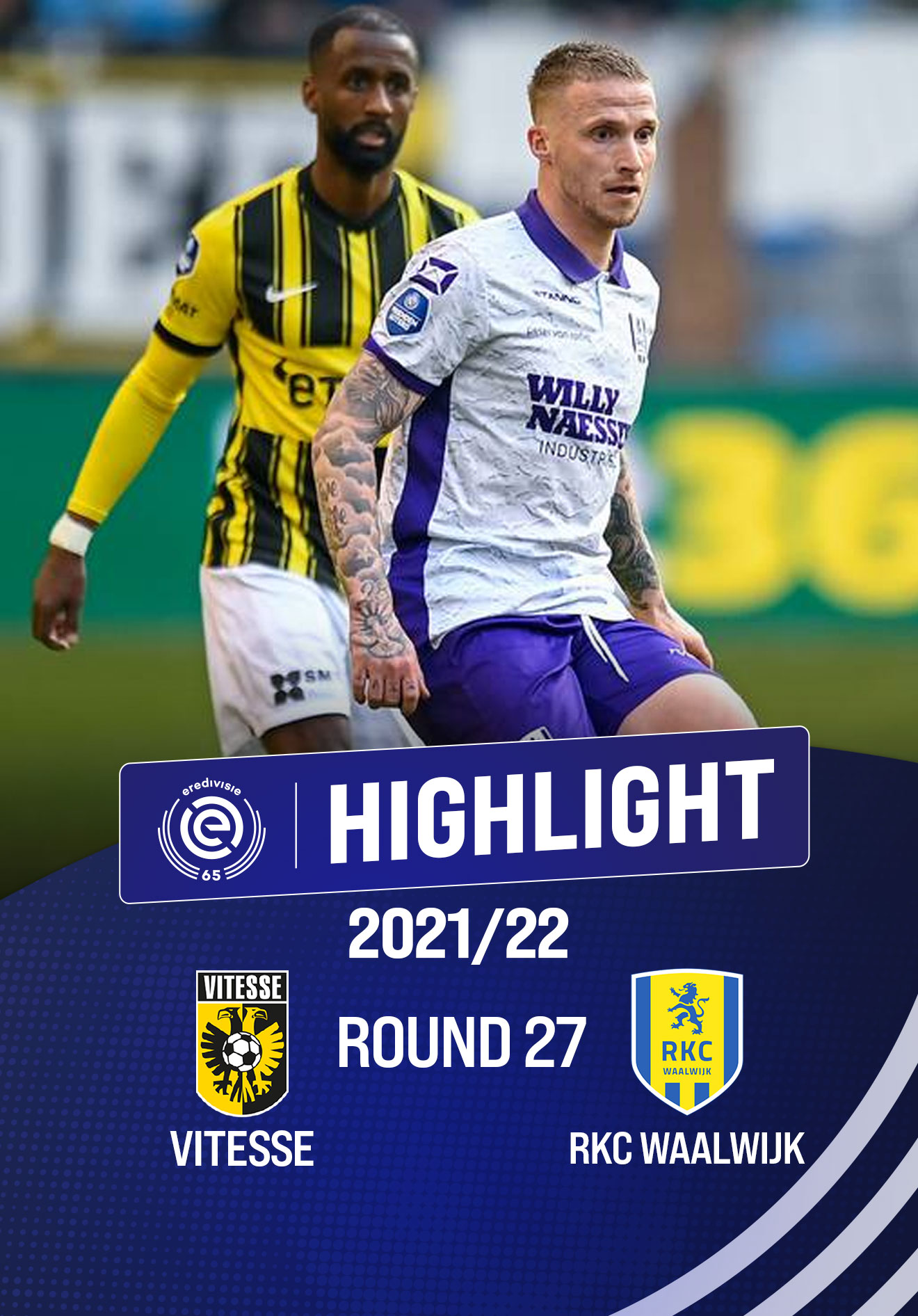 Highlights Vitesse Vs RKC Waalwijk (Vòng 27 - Giải VĐQG Hà Lan 2021/22 ...