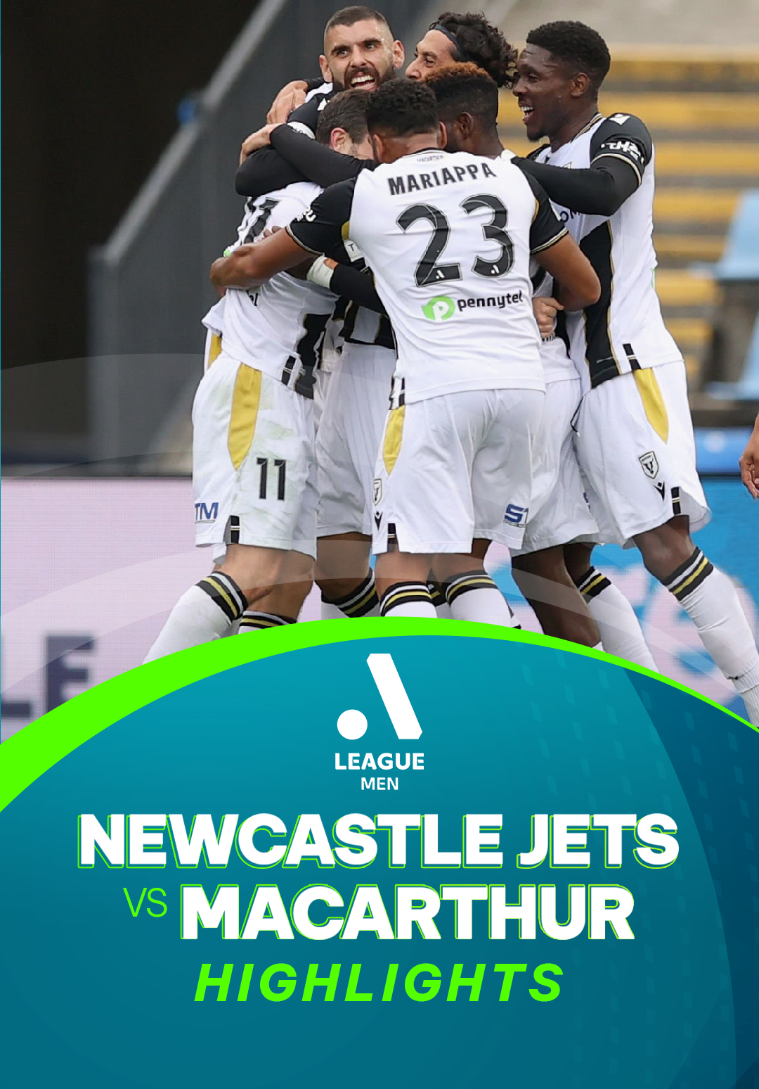 Highlights Newcastle Jets Macarthur (Vòng 16 Giải VĐQG Úc 2021/22