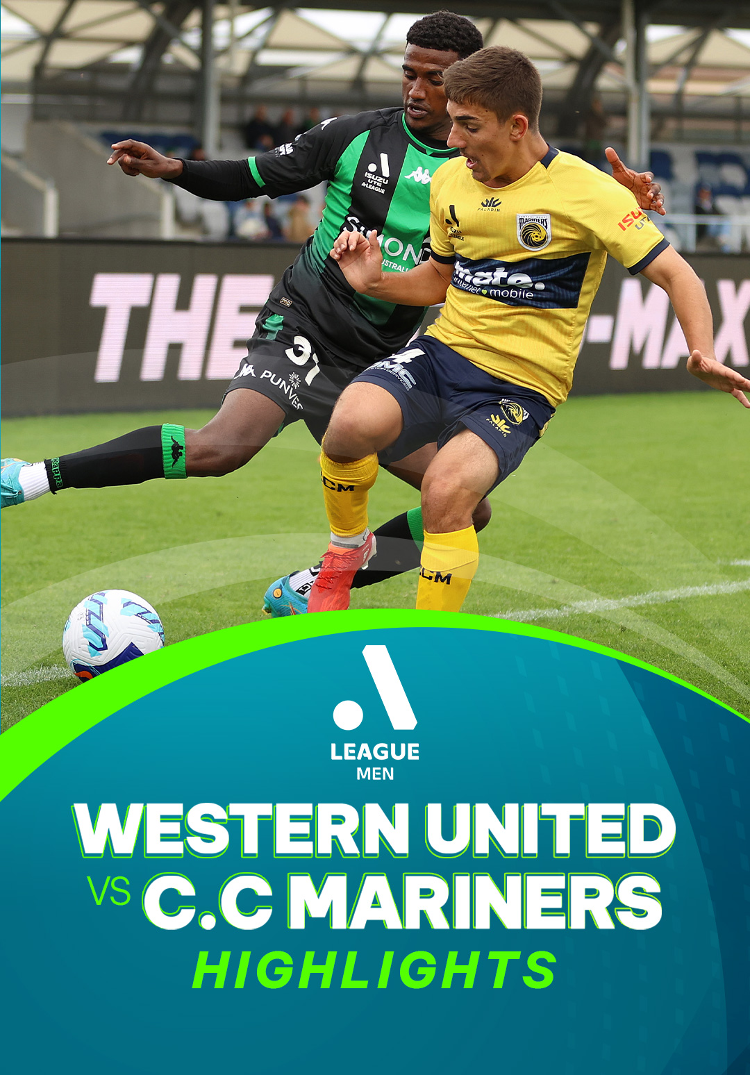 Highlights Western United FC C.C Mariners (Vòng 21 Giải VĐQG Úc