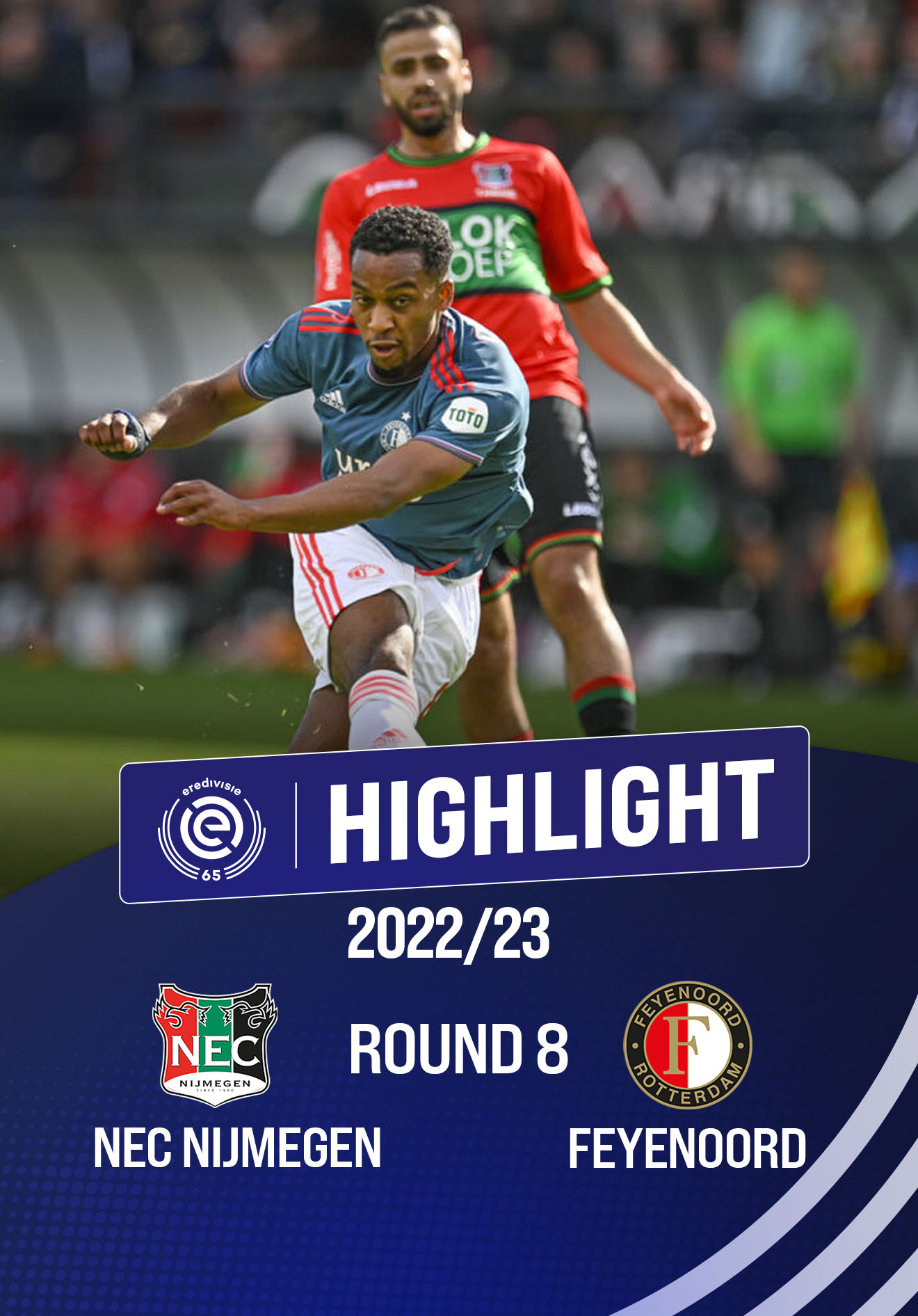 Highlights NEC Feyenoord (Vòng 8 VĐQG Hà Lan 2022/23) VieON