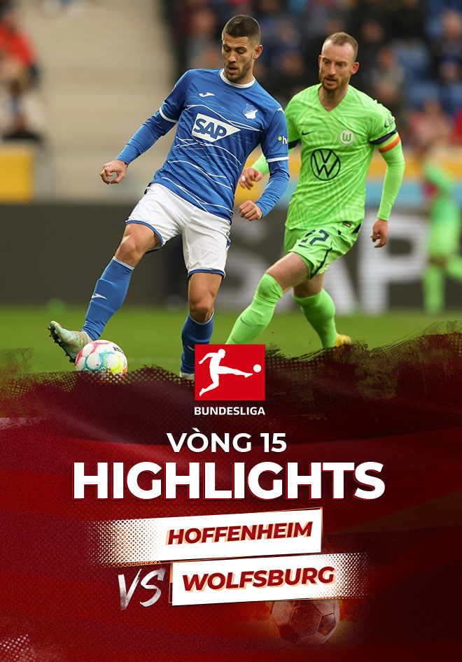 Highlights Hoffenheim - Wolfsburg (Vòng 15 - Giải VĐQG Đức 2022/23) | VieON