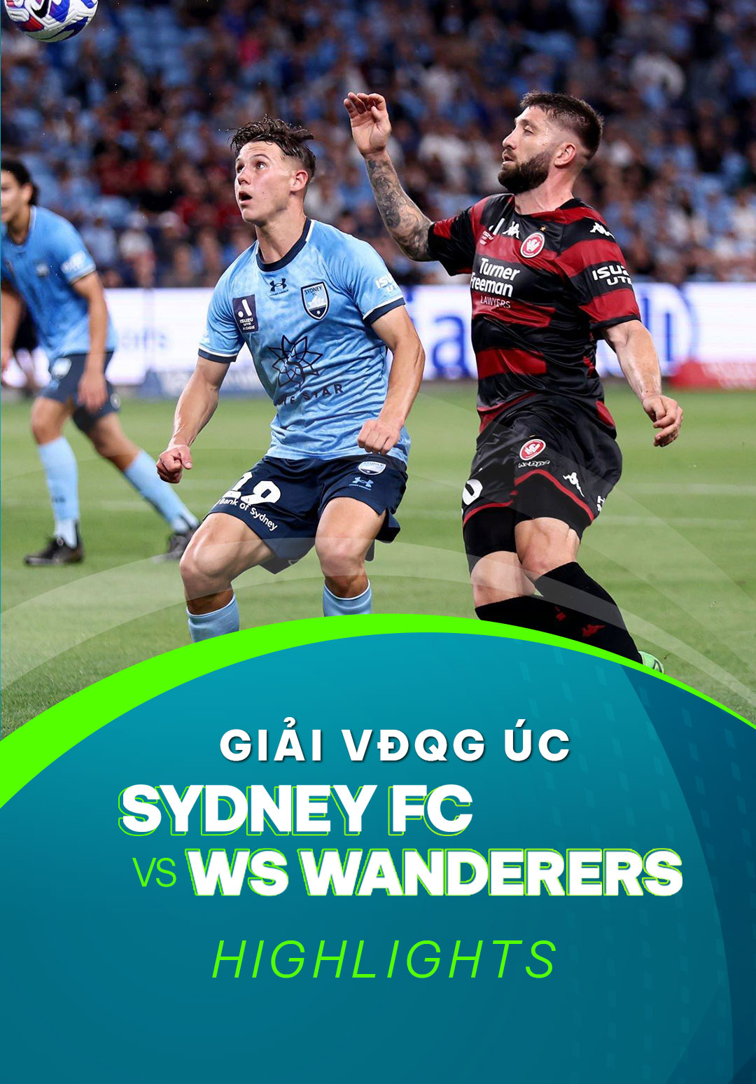 Highlights Sydney FC Western Sydney Wanderers (Vòng 6 Giải VĐQG Úc 2022/23) VieON