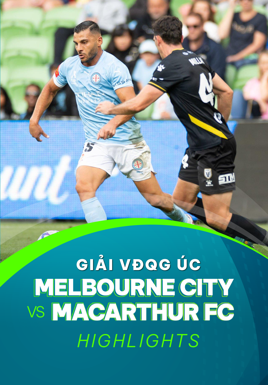 Highlights Melbourne City FC - Macarthur FC (Vòng 15 - Giải VĐQG Úc 