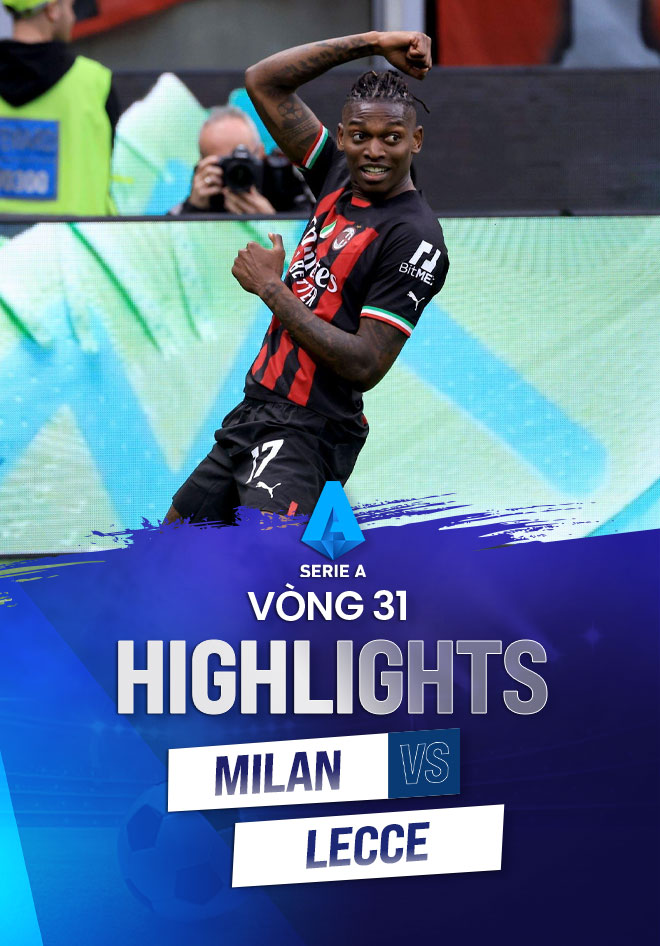 Highlights AC Milan - Lecce (Vòng 31 - Giải VĐQG Ý 2022/23) | VieON