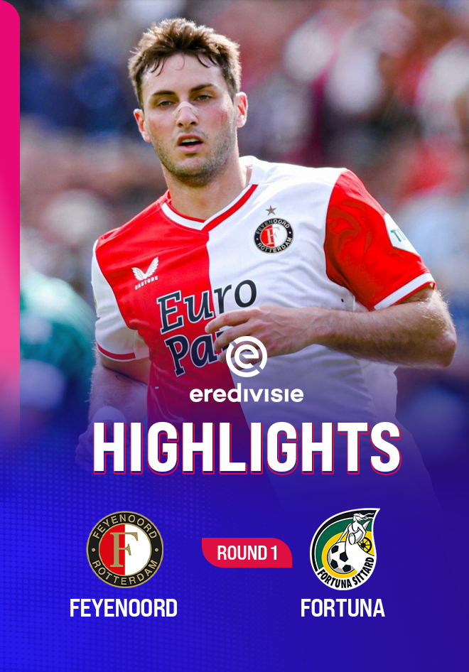 Highlights Feyenoord Fortuna Sittard (Vòng 1 Giải VĐQG Hà Lan 2023/24) VieON