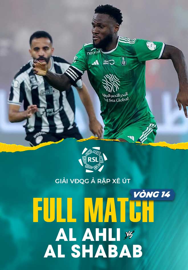 Full Match Al Ahli - Al Shabab (Vòng 14 - Giải VĐQG Ả Rập Xê Út 2023/24 ...