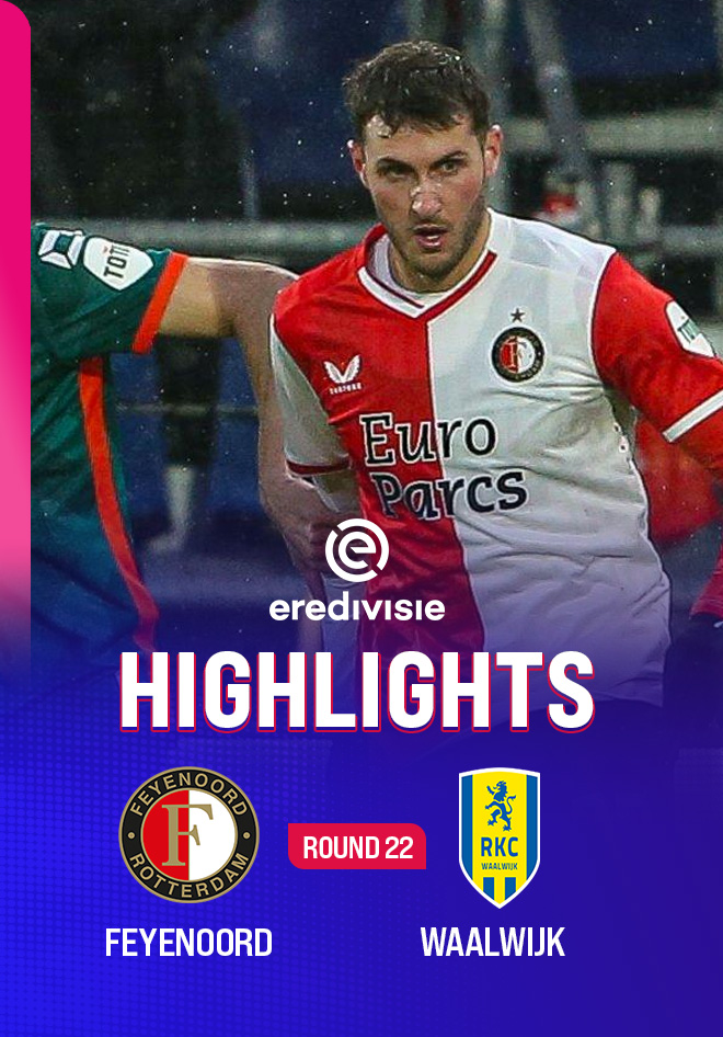 Highlights Feyenoord RKC Vòng 22 VĐQG Hà Lan 2023 24 VieON