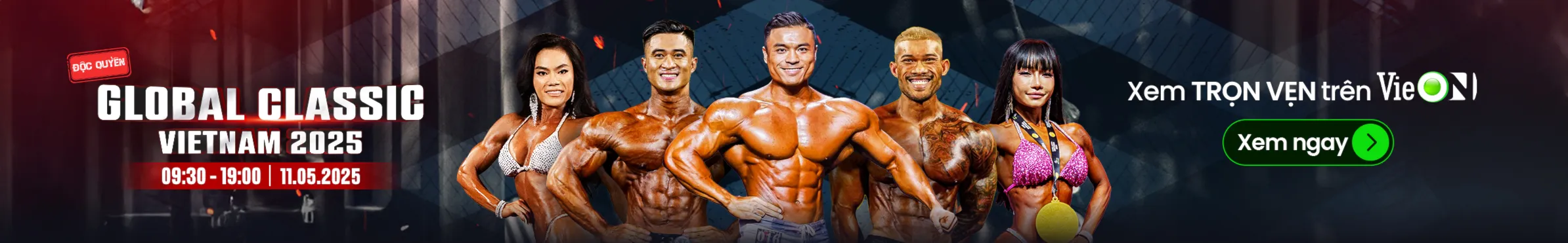 Giải thể hình NPC Worldwide Global Classic Vietnam: Ho Chi Minh Showdown 2025
