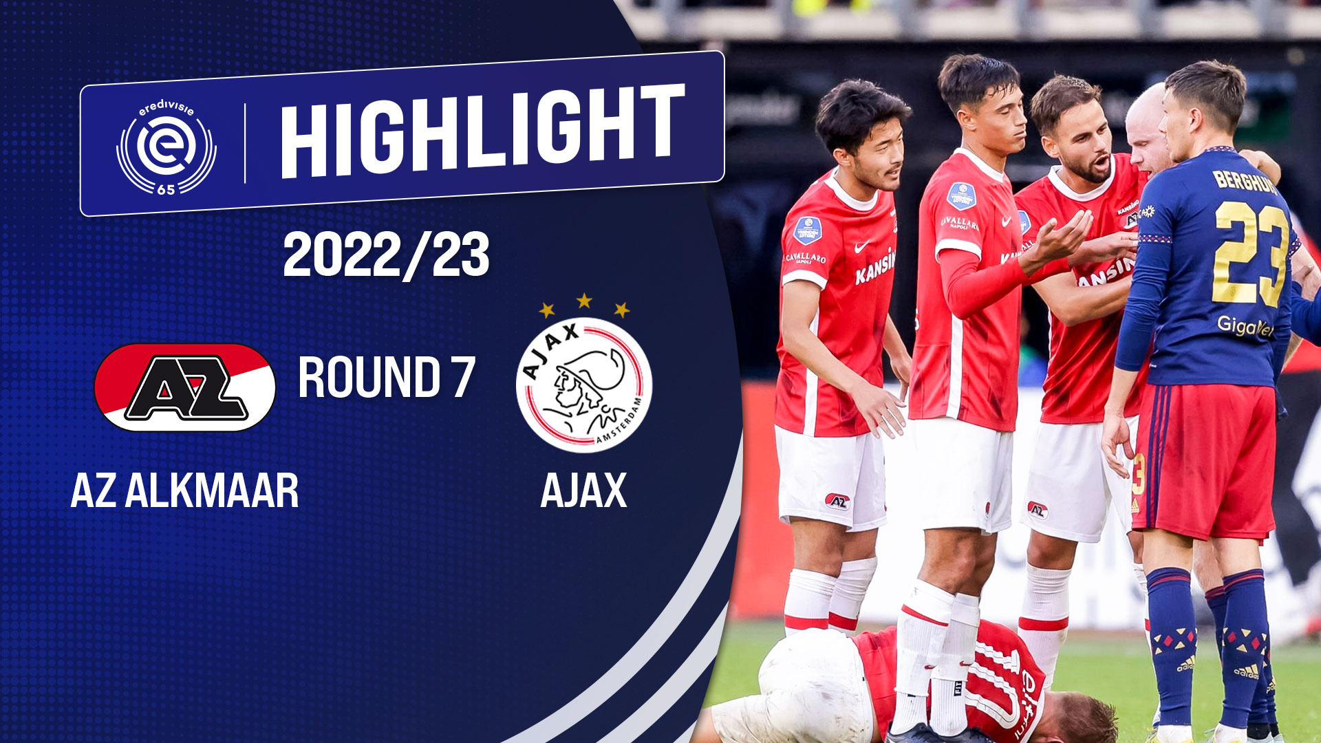 Highlights AZ Ajax (Vòng 7 VĐQG Hà Lan 2022/23) VieON