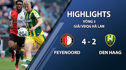 Highlights Feyenoord 4-2 ADO Den Haag (vòng 3 giải VĐQG Hà Lan 2020/21)