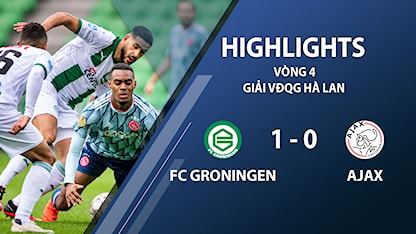 Highlights FC Groningen 1-0 Ajax (vòng 4 giải VĐQG Hà Lan 2020/21)