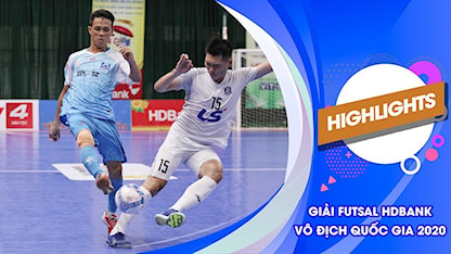 Highlights Vietfootball vs Thái Sơn Nam (Lượt về Futsal VĐQG 2020)