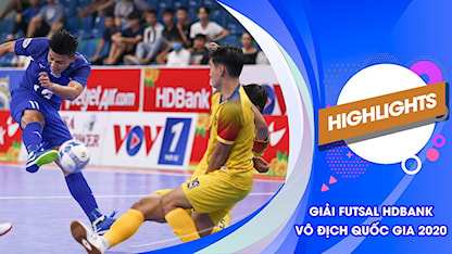 Highlights Thái Sơn Bắc vs Quảng Nam (Lượt về Futsal VĐQG 2020)