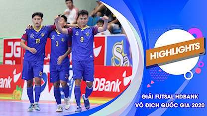 Highlights Sanatech Khánh Hòa vs Quảng Nam (Lượt về Futsal VĐQG 2020)