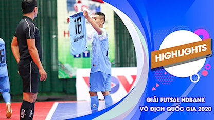 Highlights Vietfootball vs Sanatech Khánh Hòa (Lượt về Futsal VĐQG 2020)