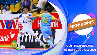 Highlights Thái Sơn Bắc vs Sanna Khánh Hòa (Lượt về Futsal VĐQG 2020)