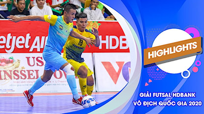 Highlights Sanna Khánh Hòa vs Sahako (Lượt về Futsal VĐQG 2020)