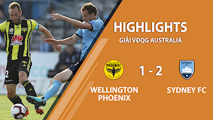 Highlights Wellington Phoenix 1-2 Sydney FC (Giải A-League 2020/21)