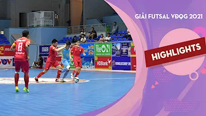 Highlights S. Khánh Hòa - Cao Bằng (Lượt đi Futsal VĐQG 2021)