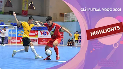 Highlights Zetbit Sài Gòn FC - HGK Đăk Lăk (Lượt đi Fustal VĐQG 2021)