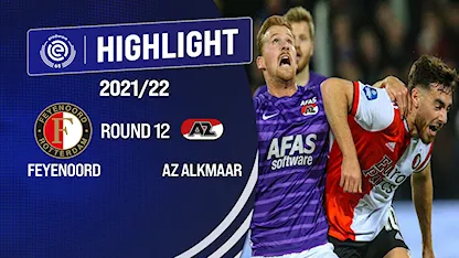 Highlights Feyenoord vs AZ Alkmaar (Vòng 12 - Giải VĐQG Hà Lan 2021/22)