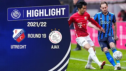 Highlights FC Utrecht vs AFC Ajax (Vòng 19 - Giải VĐQG Hà Lan 2021/22)