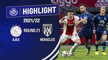 Highlights Ajax vs Heracles (Vòng 21 - Giải VĐQG Hà Lan 2021/22)