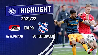 Highlights AZ Alkmaar - Heerenveen (Bán kết lượt về - Europa Conference League Play-offs)