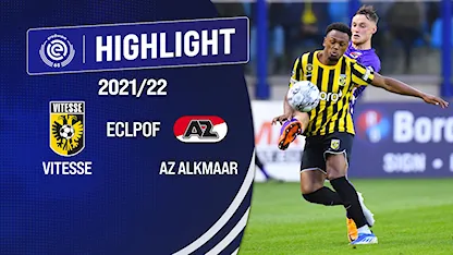 Highlights Vitesse - AZ Alkmaar (Chung kết lượt đi - Vòng sơ loại Europa Conference League Play-offs)