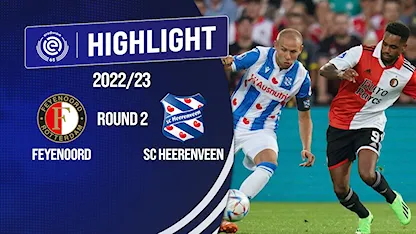 Highlights Feyenoord - SC Heerenveen (Vòng 2 - VĐQG Hà Lan 2022/23)